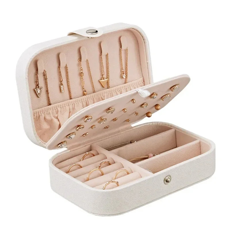 Pochette Bijoux Simili Cuir Compact