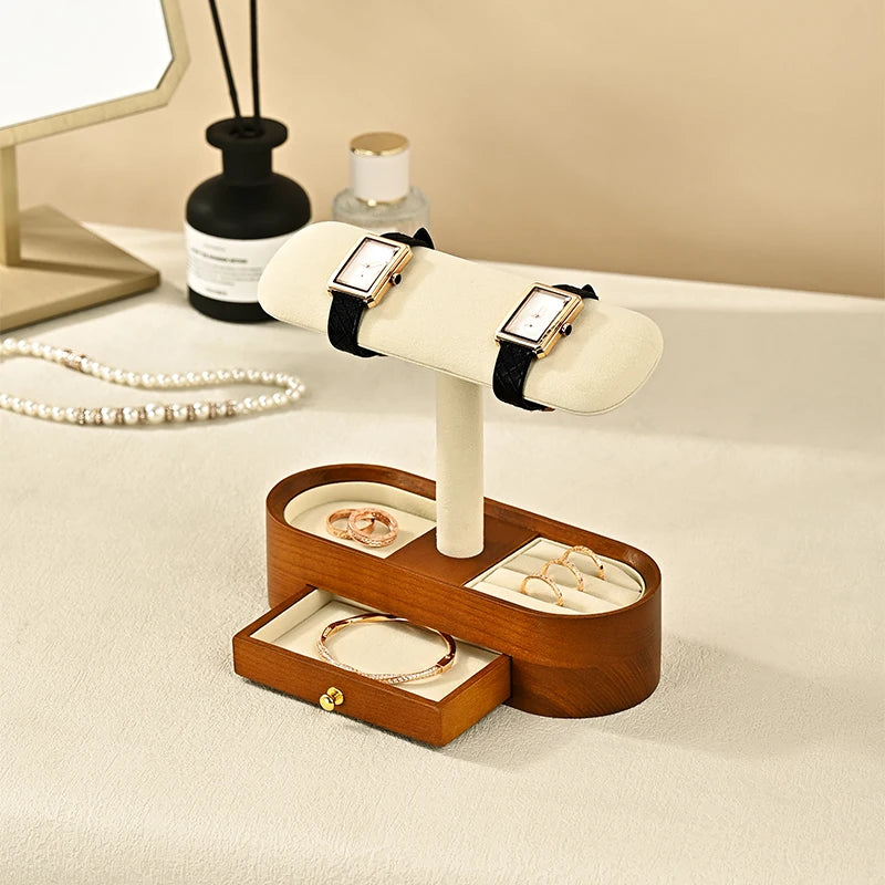 Présentoir Montre Bois Étagère Bracelet Organisateur