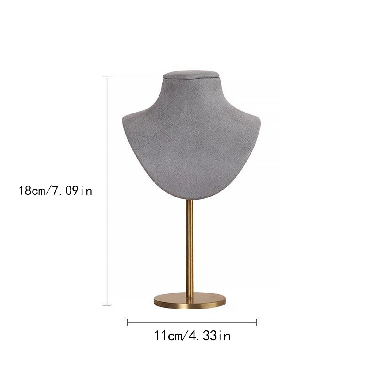 Présentoir Collier Métal Barre T Suspendu