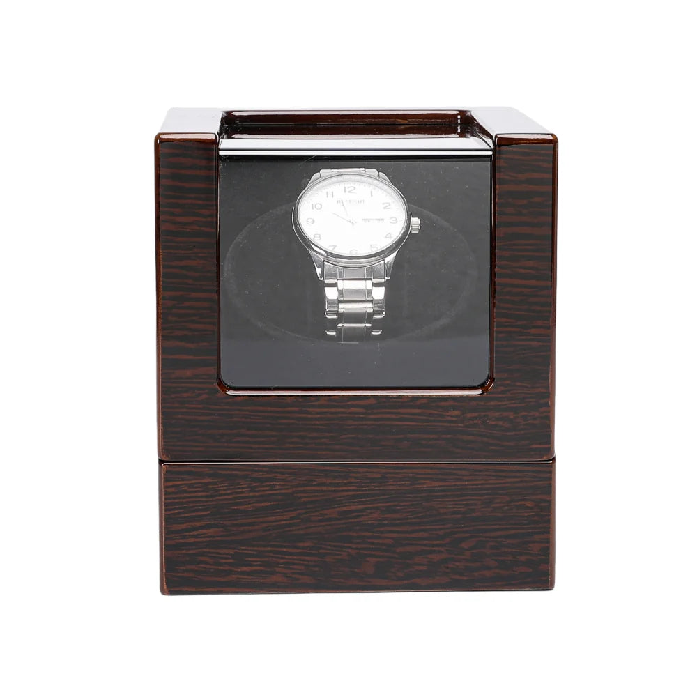Coffre Fort Montre Remontoir Bois Automatique