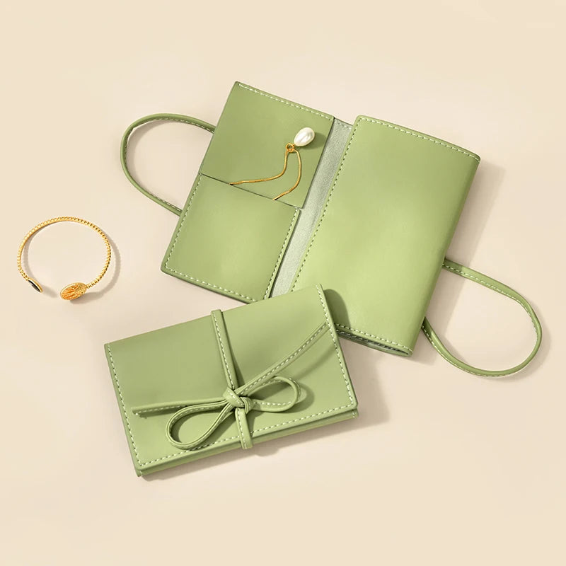 Mallette Bijoux Cuir Voyage Compact Rouleau