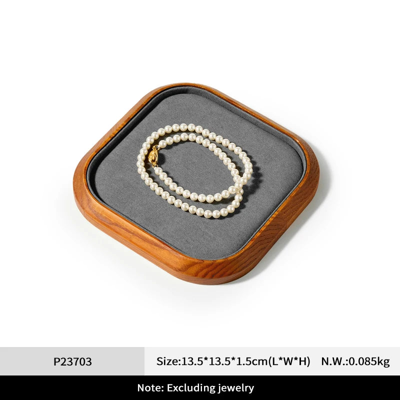 Plateau Bijoux Bois Massif Multi-Bijoux 13.5cm