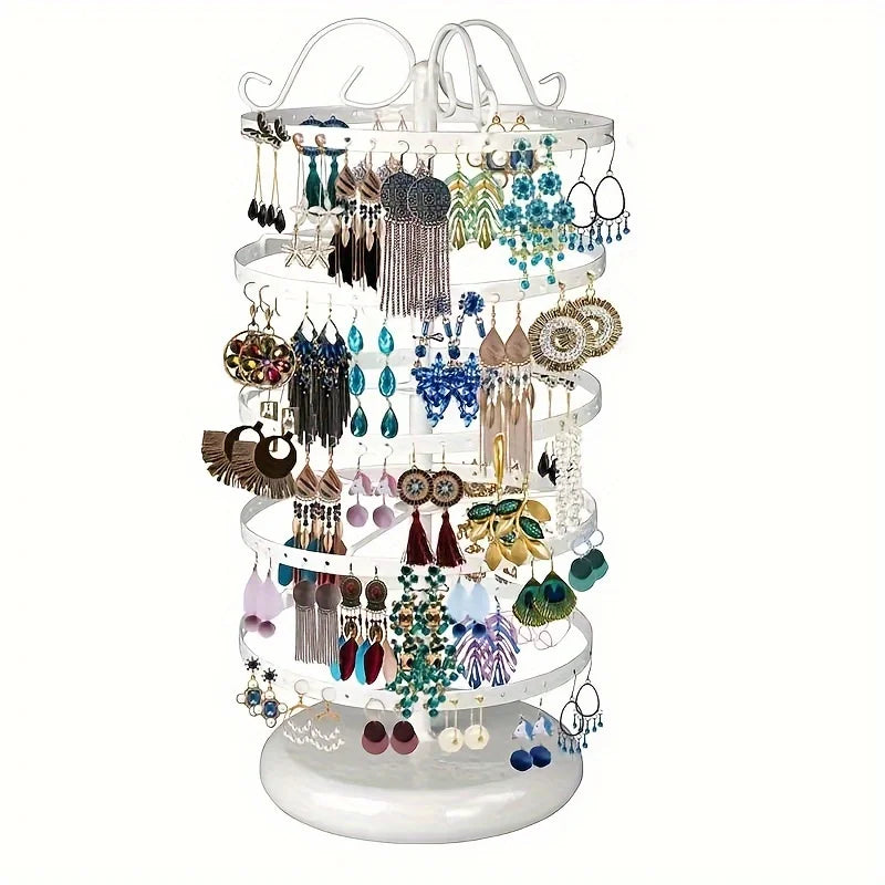 Présentoir Métal Rotatif 5 Niveaux Collier