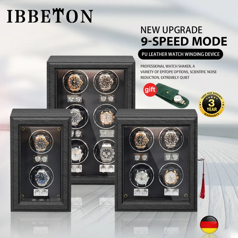 Coffre Fort Montre Bois IBBETON Remontoir 2 4 6 Emplacements