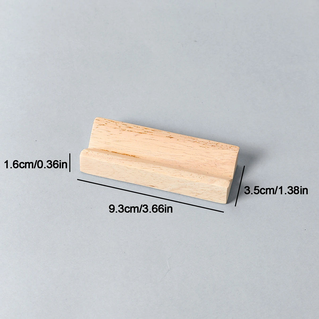 Présentoir bague bois à rainure – modèle moyen, cotes 9,3 cm