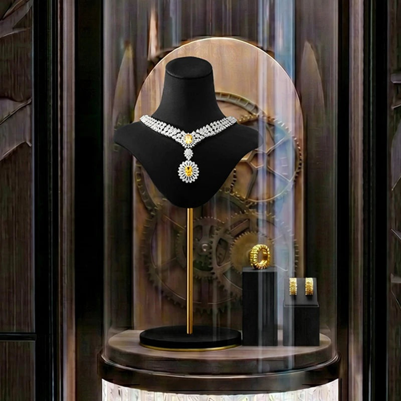 Buste Collier Mannequin Rangement Vitrine