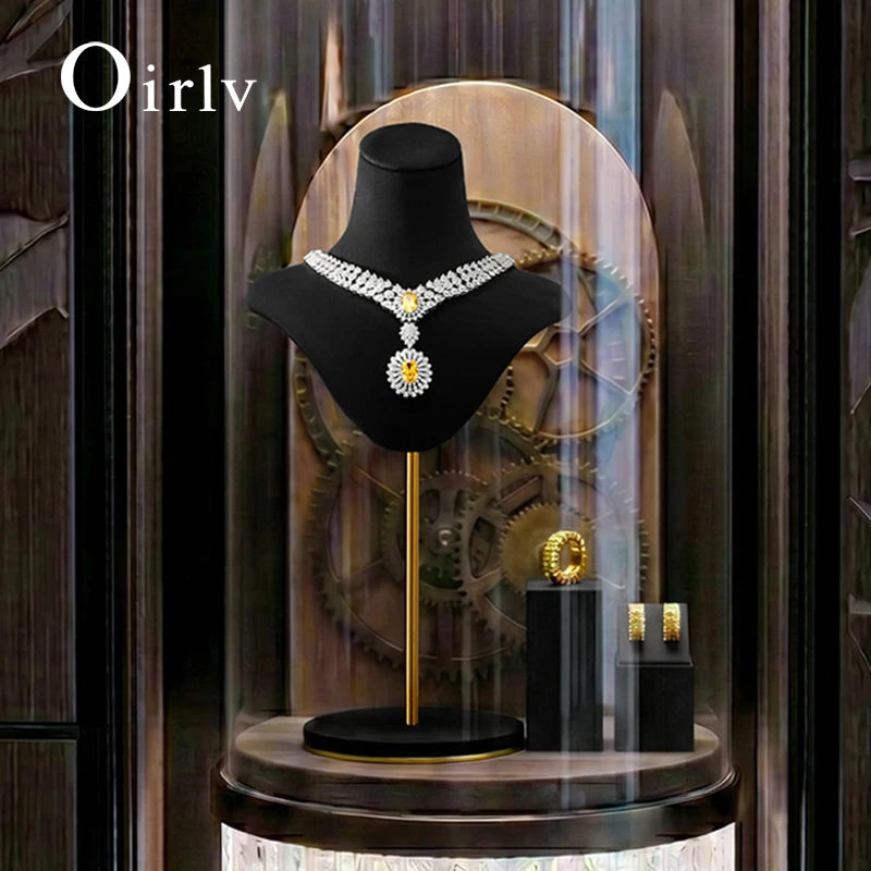 Buste Collier Mannequin Rangement Vitrine
