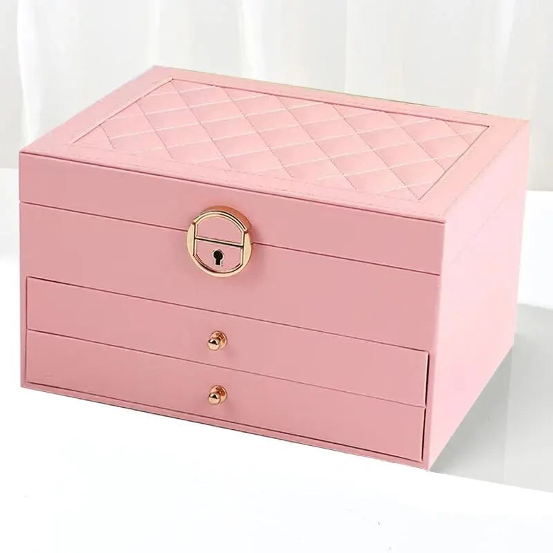 Boite a Bijoux Cuir Montres Rangement Organisateur