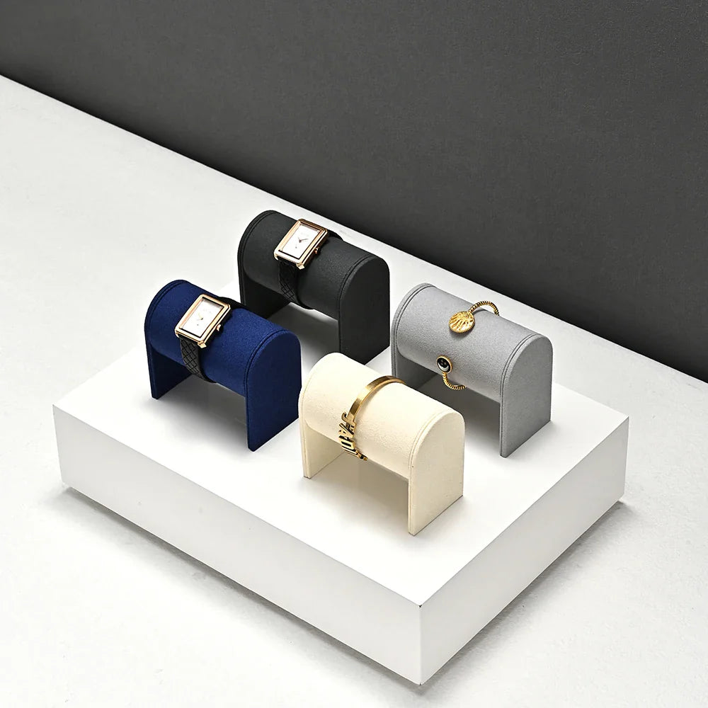 Présentoir Montre Microfibre Compact Premium