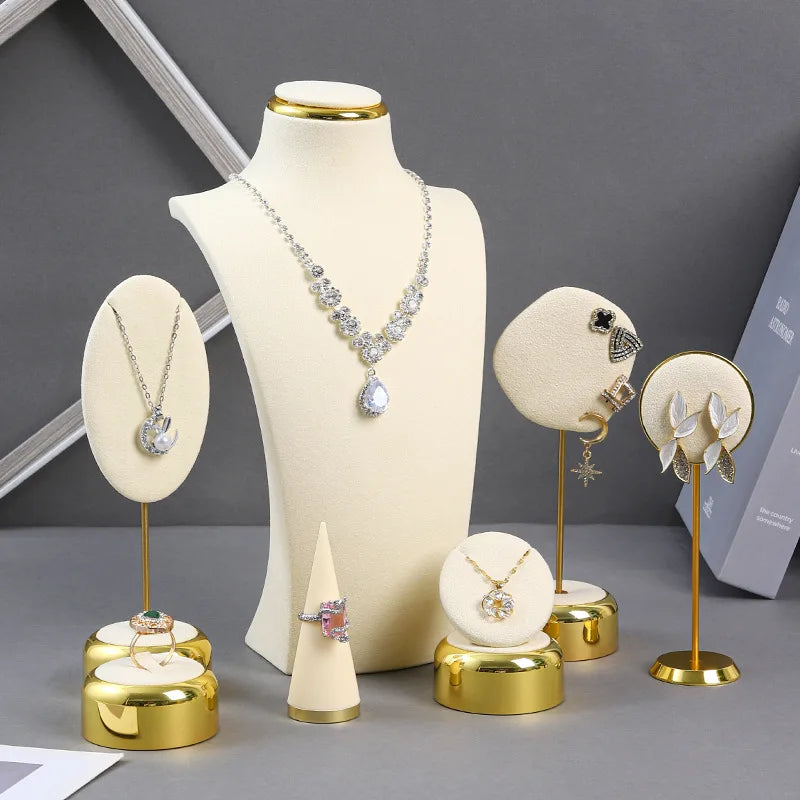 Presentoir Bijoux Buste Cou Collier Boucle Oreille
