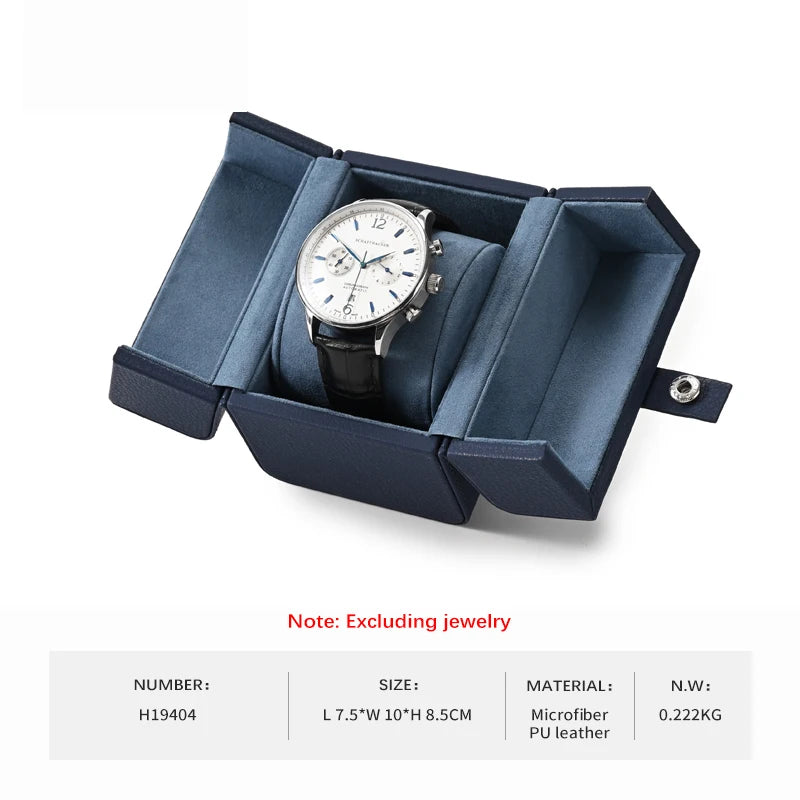 Boîte Montre Cuir PU Double Ouverture