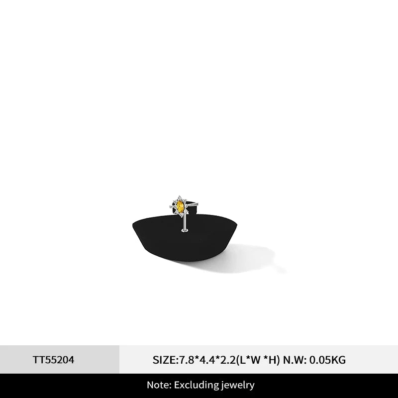 Présentoir Bague Cuir Luxe Comptoir Vitrine