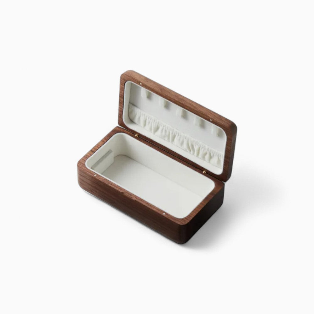Boîte Bijoux Bois Massif Compacte Tiroir