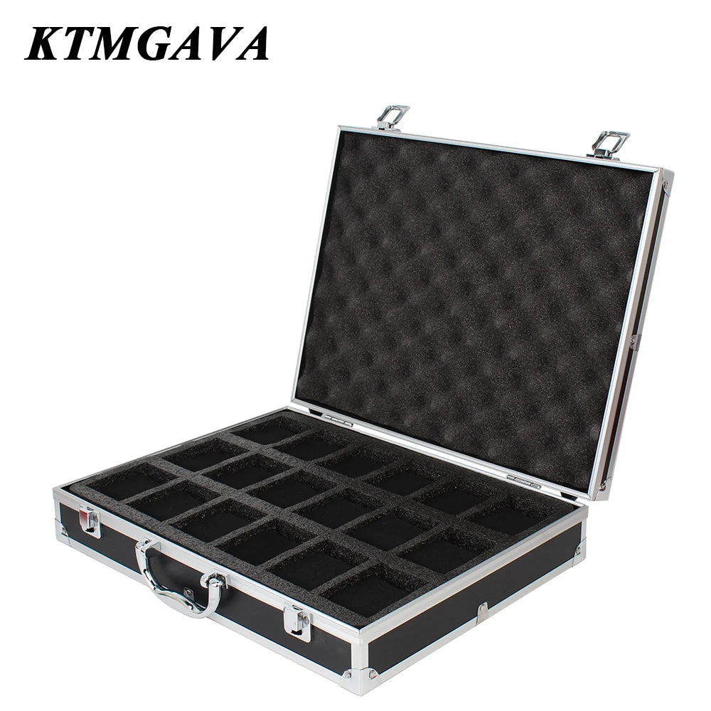 Boîte Montre Métal Aluminium Multi-Compartiments