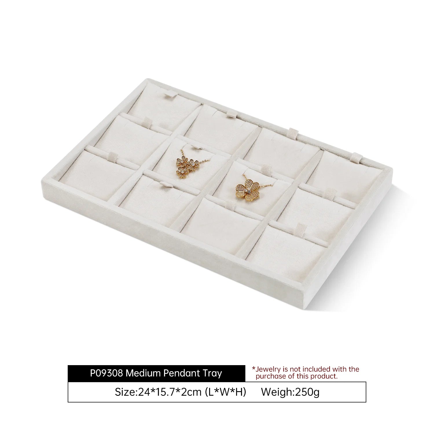 Plateau Bijoux Velours Tiroirs Multi Compartiments