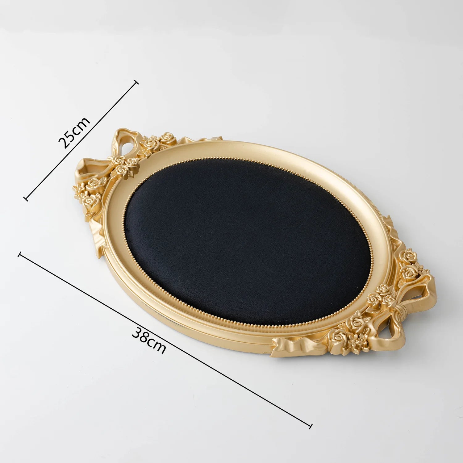 Plateau Bague Velours Cadre Vitrine