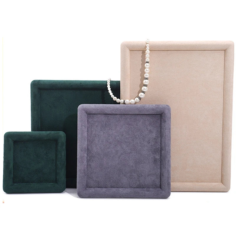 Plateau Bijoux Velours Multi-Tailles Vitrine