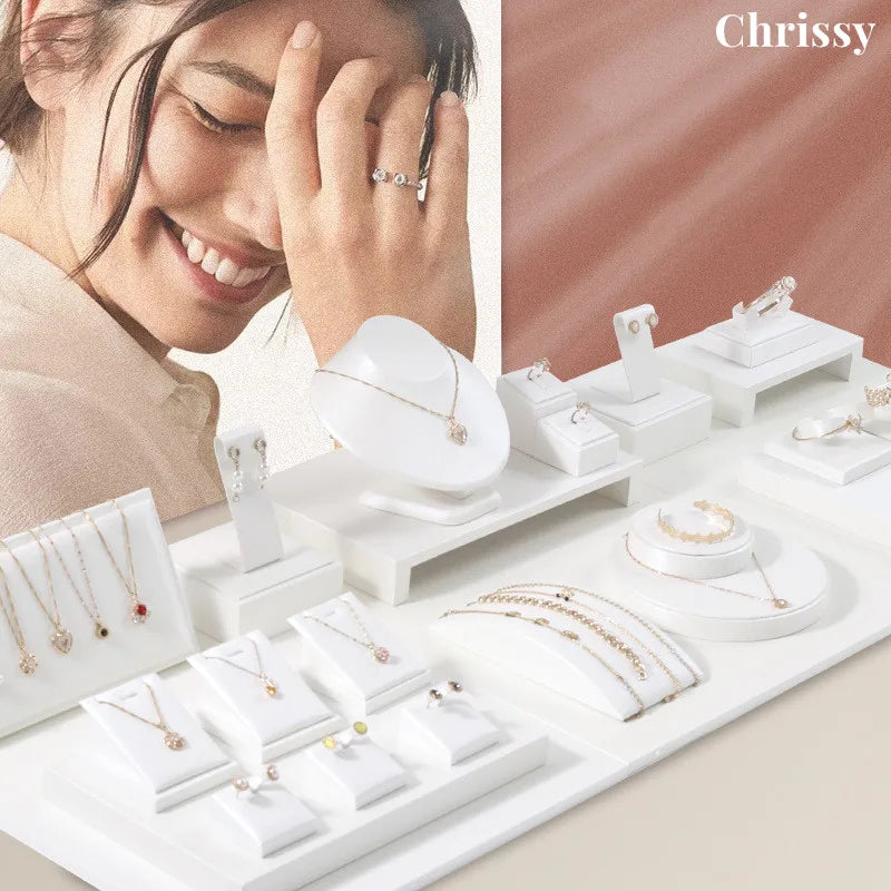 Présentoir Bijoux Cuir Vitrine Pro