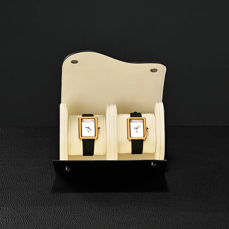 Étui Voyage Montre Cuir Duo Ovale