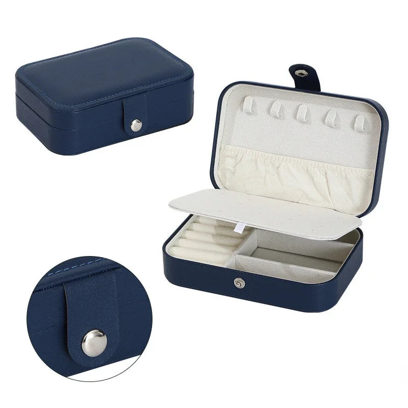 Pochette Bijoux Simili Cuir Compact