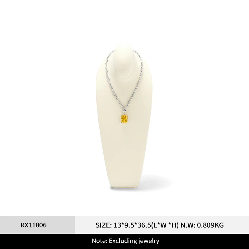 Buste Collier Cou Microfibre Présentation Vitrine