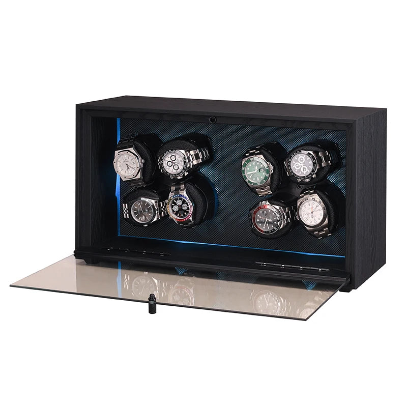 Coffre Fort Montre Bois Remontoir Automatique RGB