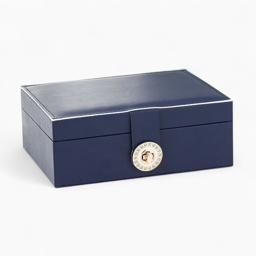 Boîte à Bijoux Voyage Cuir Compartiments