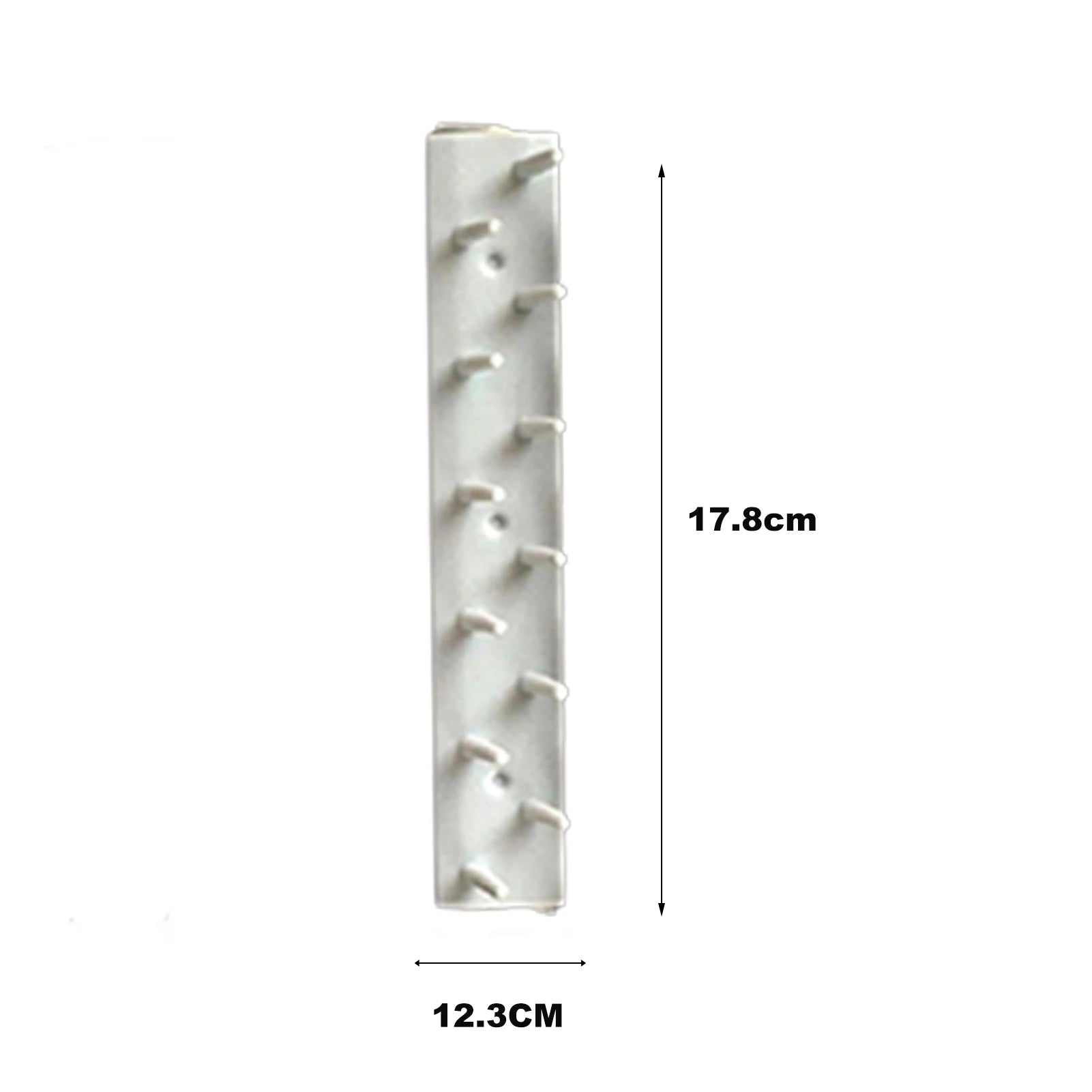Présentoir Collier Mural Métal Blanc Élégant