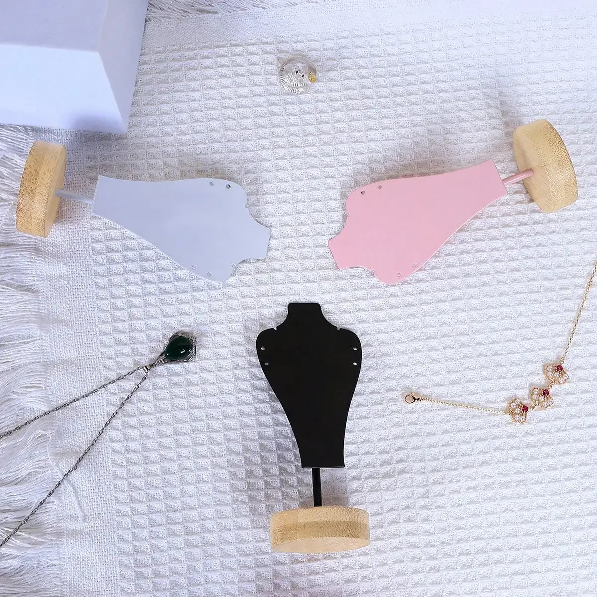 Presentoir Bijoux Metal Bois Multi-rangement