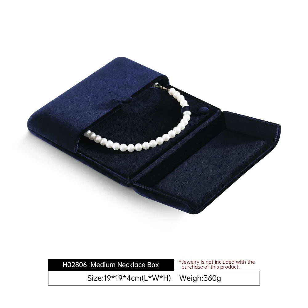 Boîte à Bijoux Velours Grande Anti Emmêlement