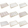 Plateau Bijoux Cuir Empilable Séparateurs Modulaire