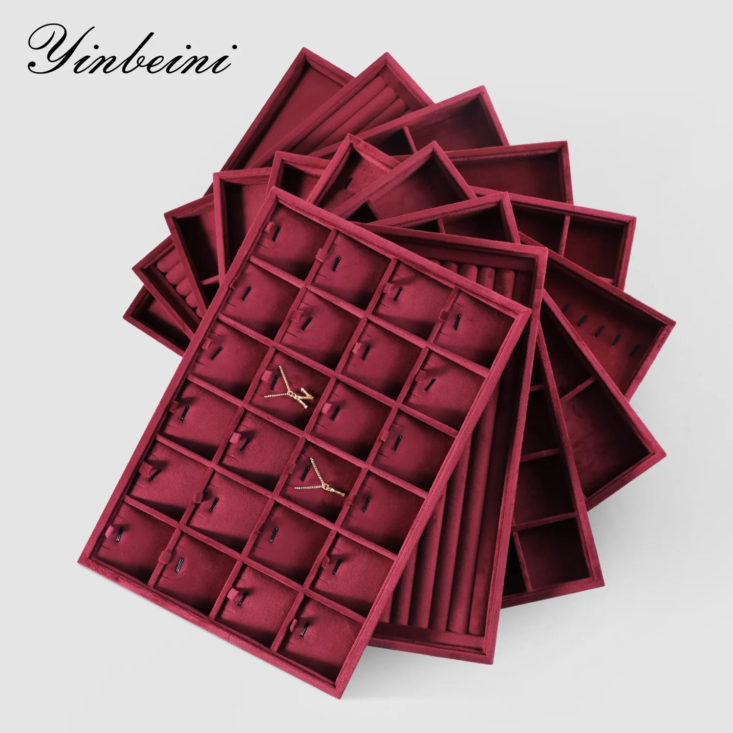 Plateau Bijoux Velours Multifonction Couleurs Vives
