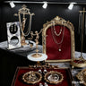 Présentoir Bijoux Cadre Velours Rouge Luxe