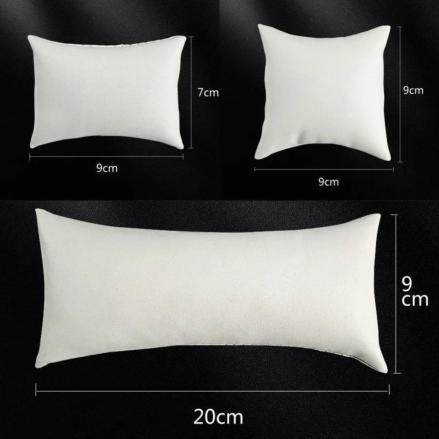Coussin Cuir Montre Bracelet Collier Présentoir