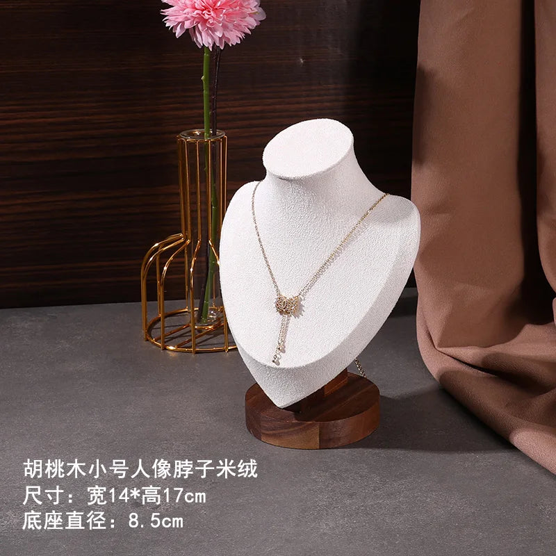Buste Collier Velours Bambou Spectacle