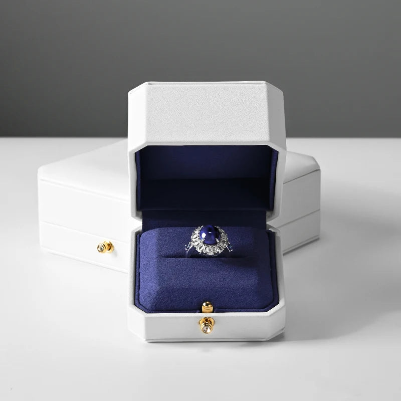 Boîte Bijoux Cuir Coffret Cadeau Mariage
