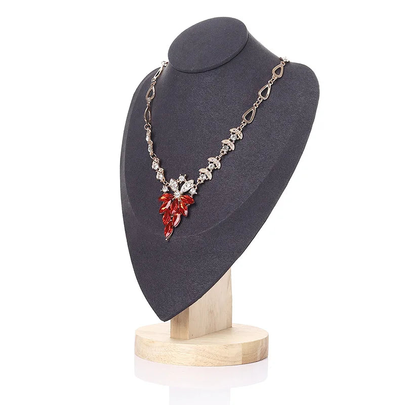 Buste Collier Velours Bambou Spectacle