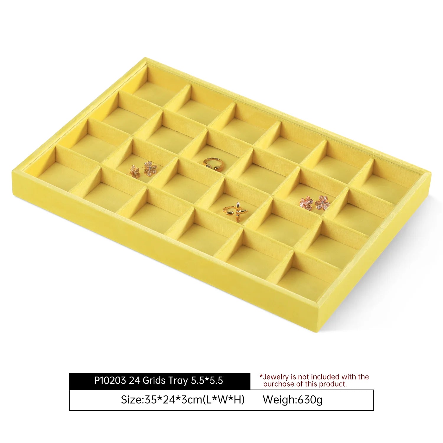 Plateau Bijoux Velours Multifonction Couleurs Vives
