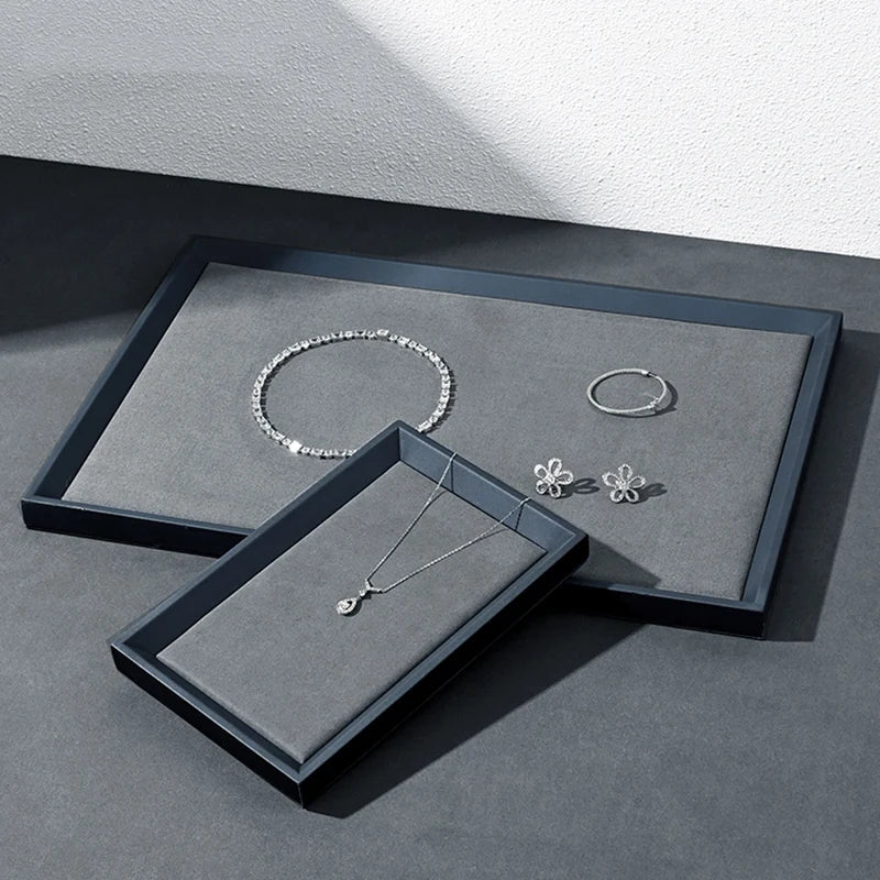 Plateau Bijoux Cuir Tiroir Collier Bracelet Bague
