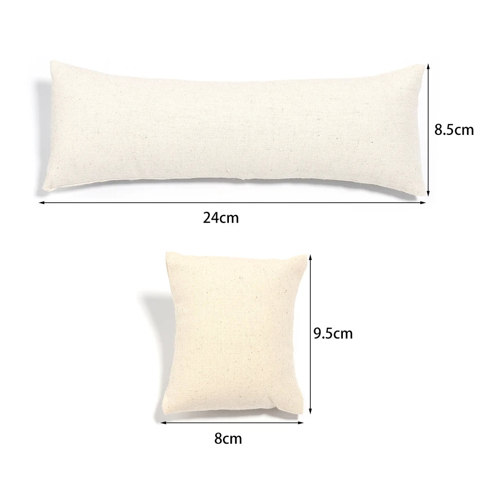 Coussin Bijoux Cuir Velours Bracelet Montre