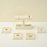 Plateau Bijoux Velours Carré Rangement Vitrine