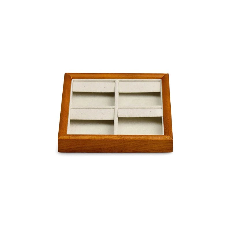 Plateau Bijoux Bois Massif Tiroir Rangement – vue 13