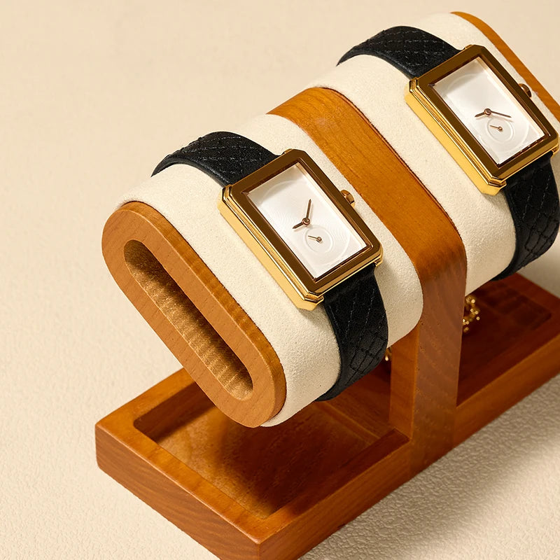 Présentoir Montre Bois Massif Simple Double