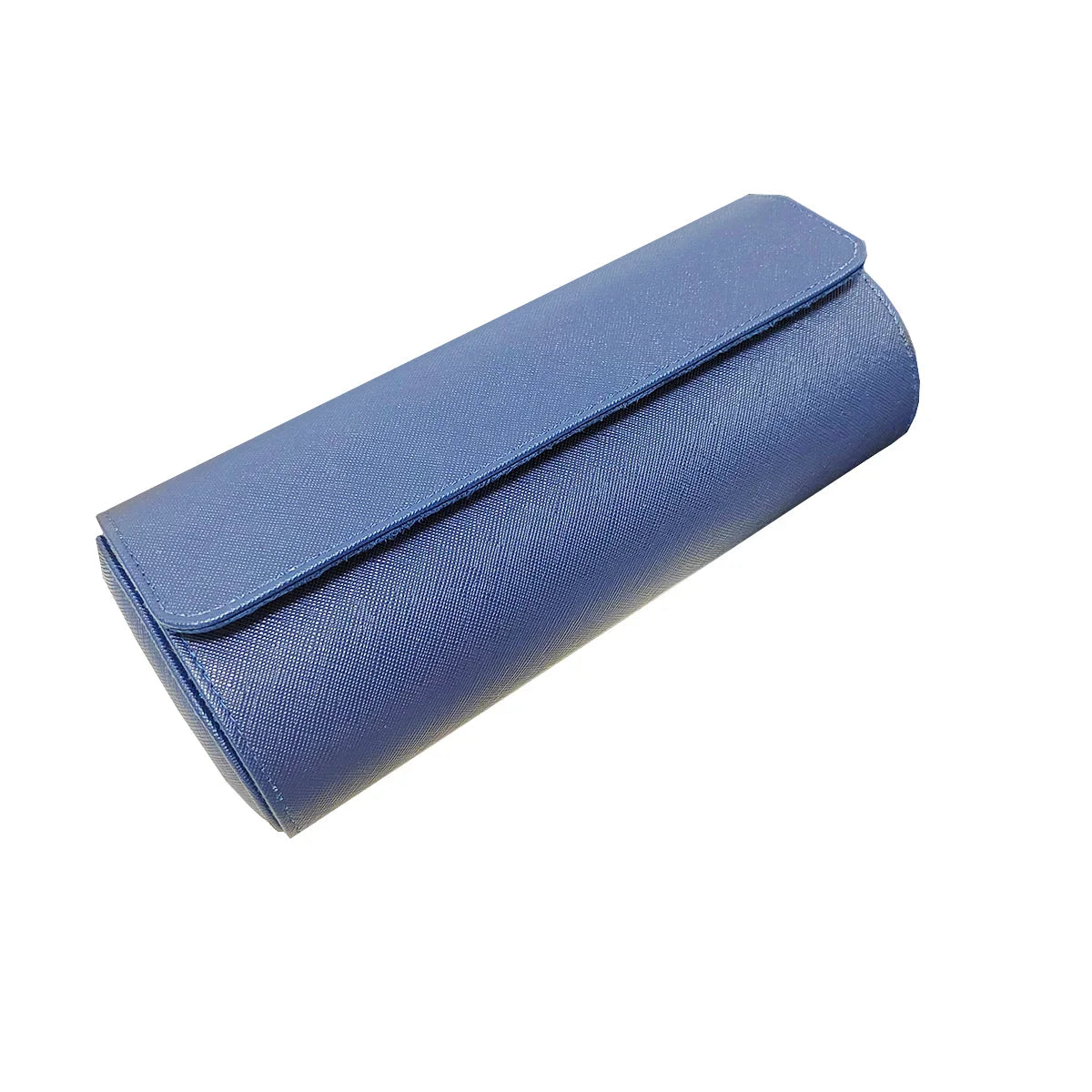 Etui Montre Cuir Bleu 2-3 Places Voyage