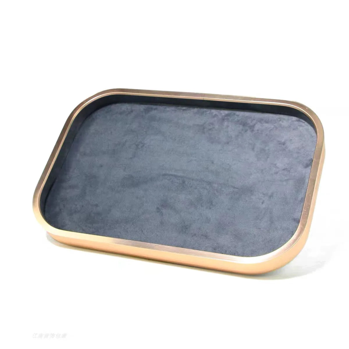 Plateau Bijoux Métal Blanc Modulable Vitrine