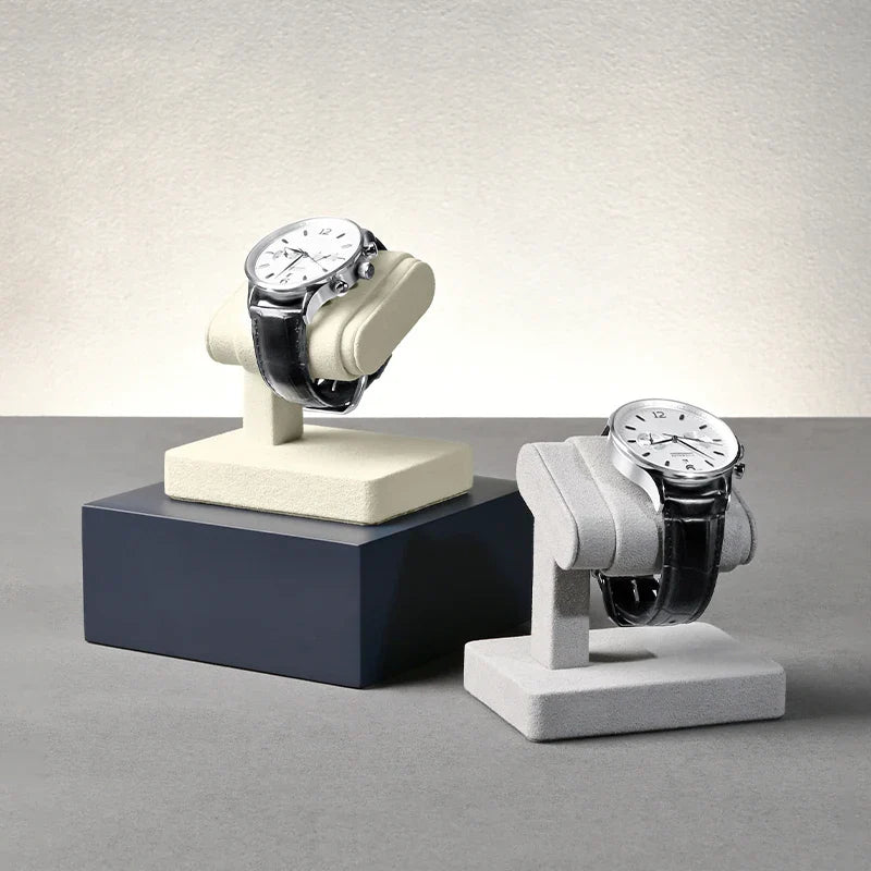 Support Montre Suédine Microfibre Compact