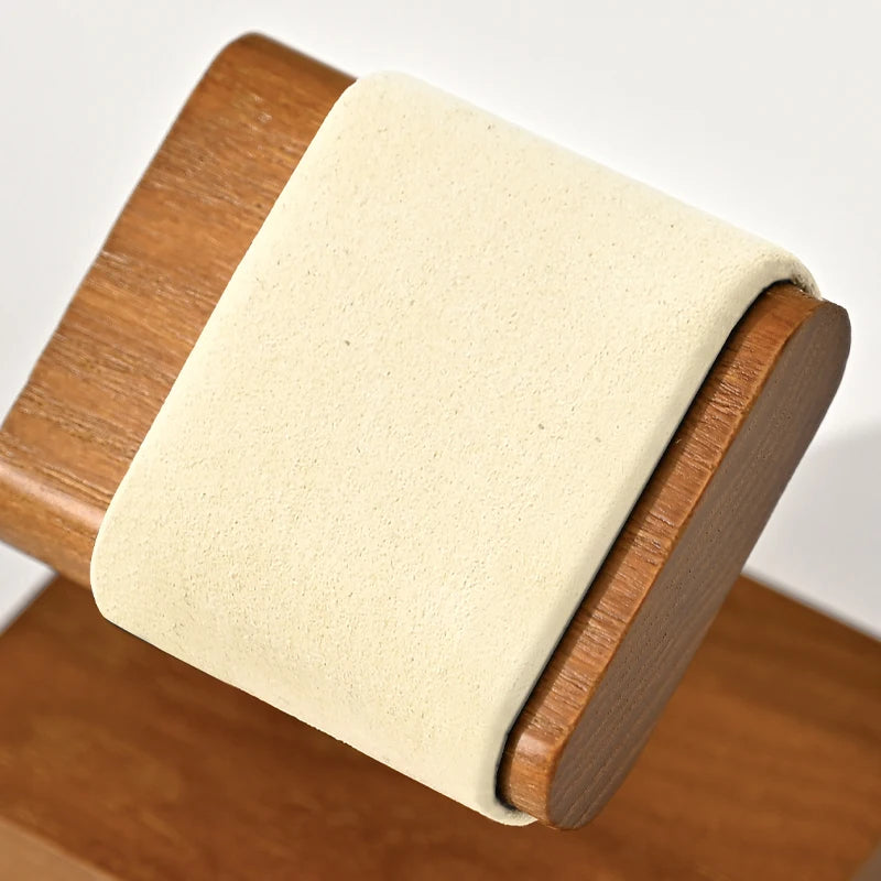 Buste Montre Bois Cuir Présentoir Vitrine