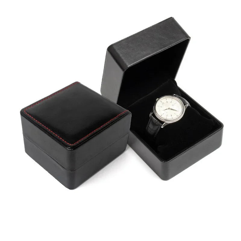 Écrin Montre Cuir Coussin 6 Coloris Cadeau
