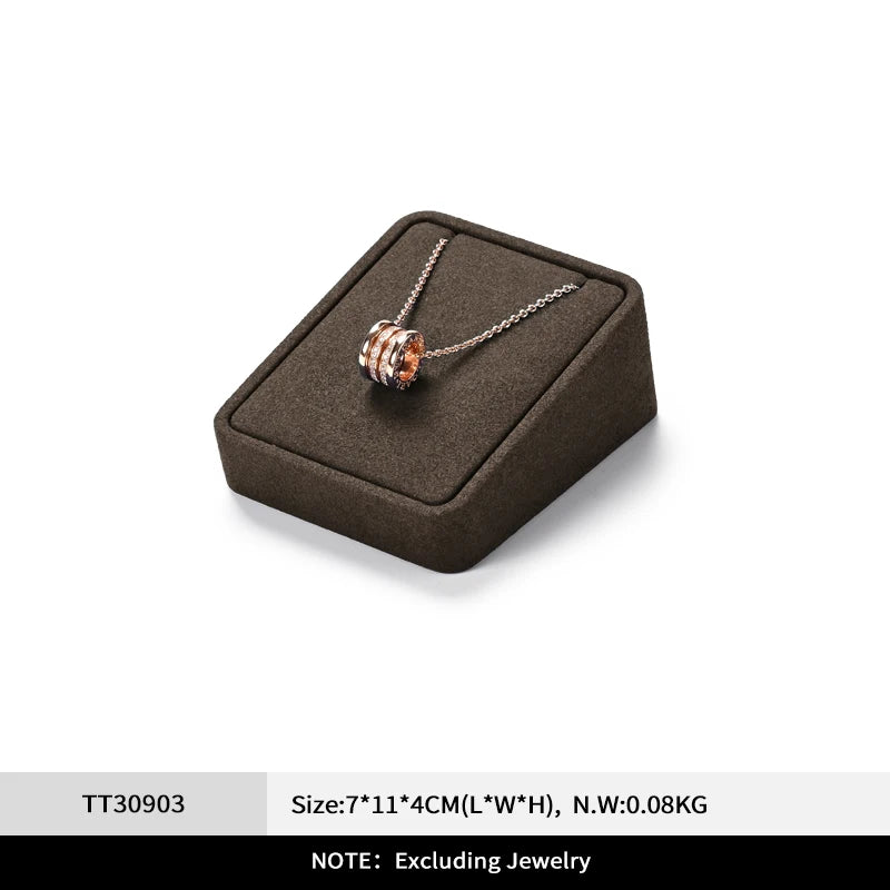 Buste Collier Daim Microfibre Vitrine Bijoux