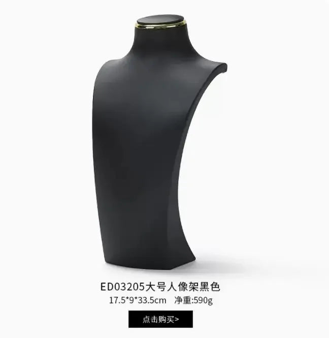 Buste Collier Résine Cou Figurine Vitrine